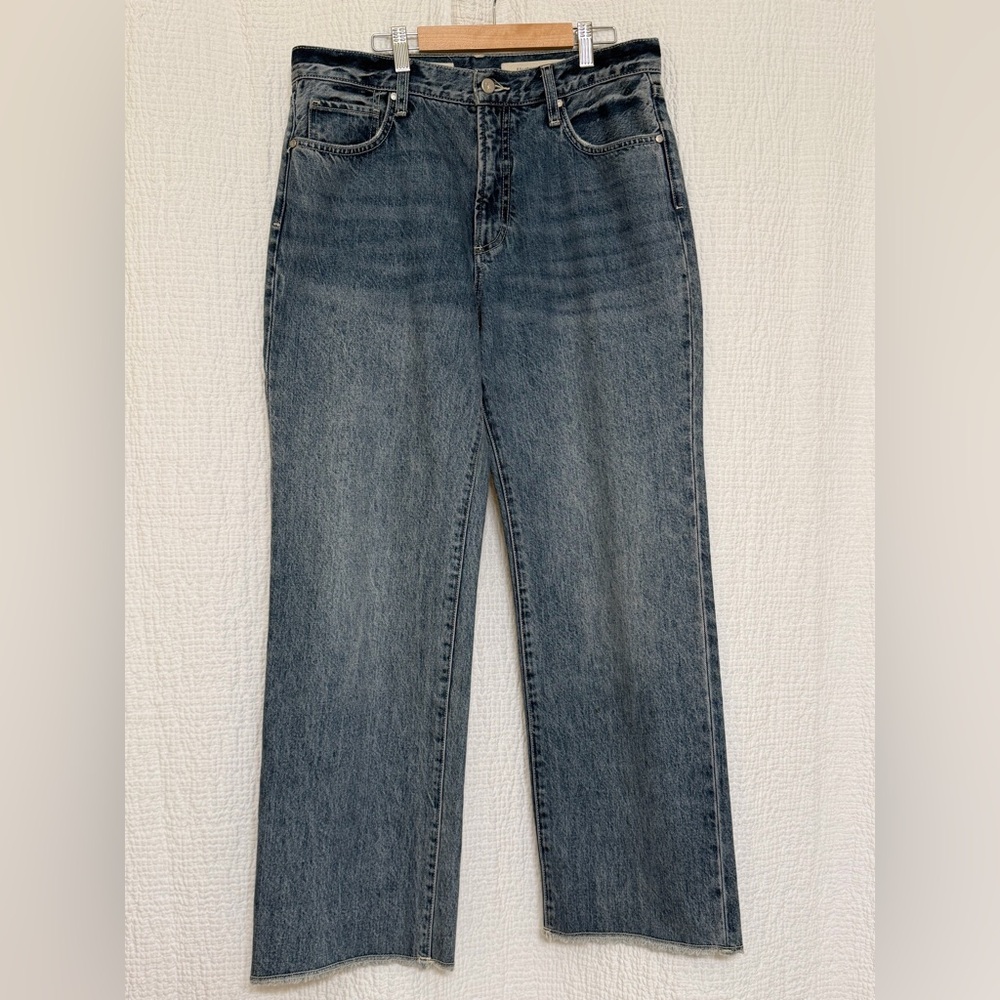 Pilcro and the Letterpress Medium Wash Straight Leg Jeans Size 29